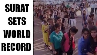 Surat sets world record in sweeping exercise, over 2000 people participated - Oneindia News
