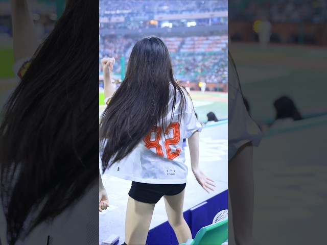kia타이거즈 문채원치어리더 아웃송 직캠 #shorts #문채원 #치어리더 #응원  #직캠 #영상 #kia타이거즈 #아웃송