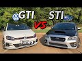 WRX STI VS Tuned VW GTI .. This was surprising