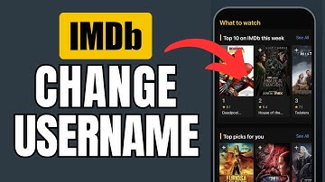 How to Change Username on IMDb 2025?