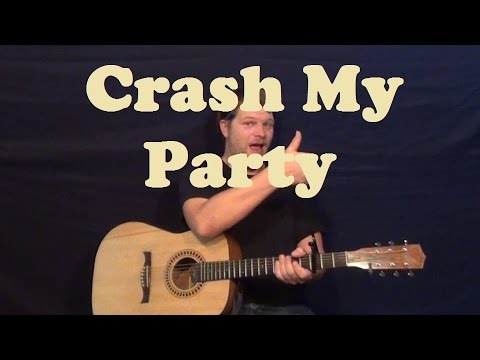 Crash My Party (Luke Bryan) Easy Strum Chords Guitar Lesson How To Play Tutorial