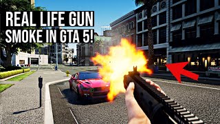 REALISTIC MUZZLE FLASH AND SMOKE MOD IN GTA 5 | How to install the Realistic Muzzle and Smoke mod
