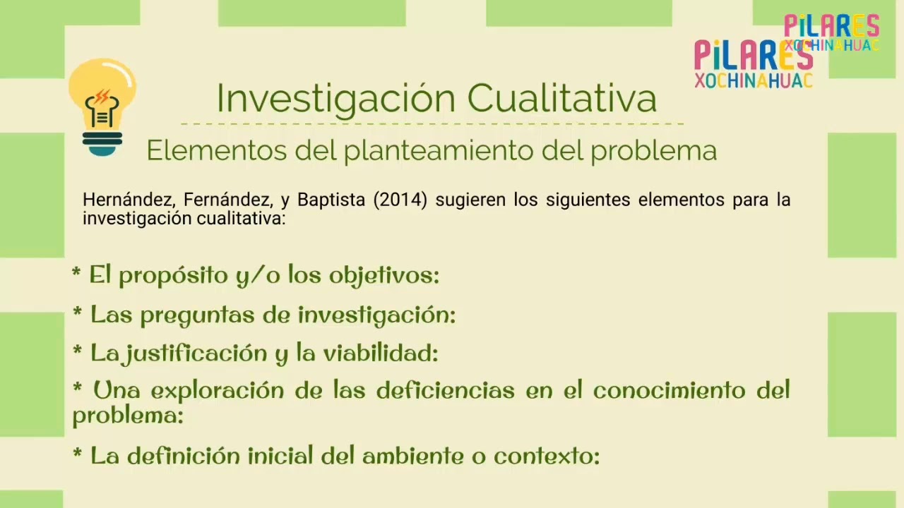Sesión 07: El planteamiento en la Investigación Cualitativa. Redacción