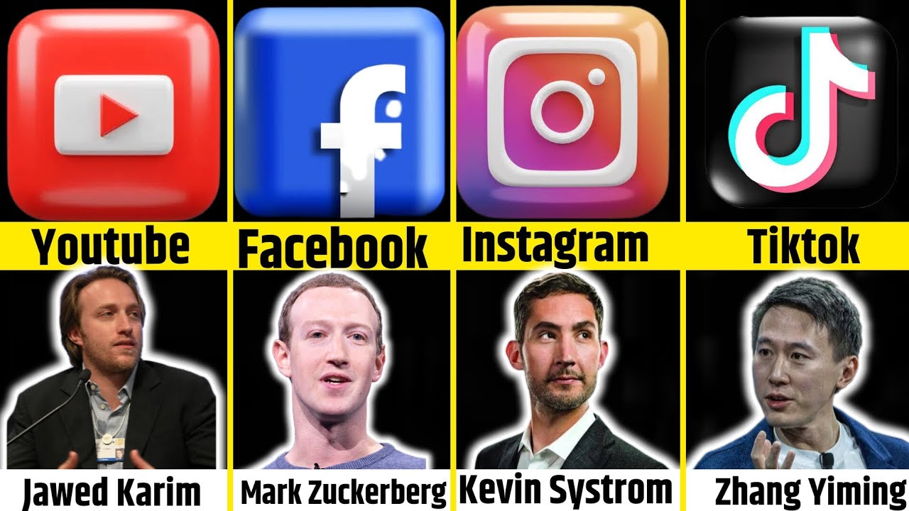 Social Media APPS From Different Persons || Instagram, Tiktok, Facebook, Twitter also inluded