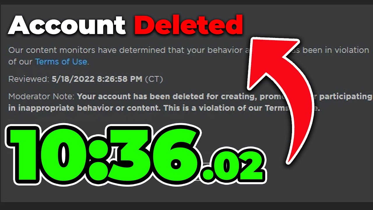 How Fast Can I Get Banned On Roblox - YouTube