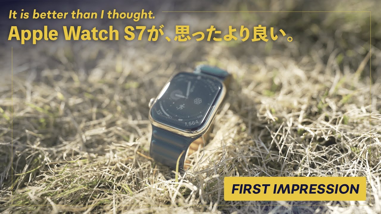 Apple Watch Series7 シルバーステンレススチール 45mm も届いた