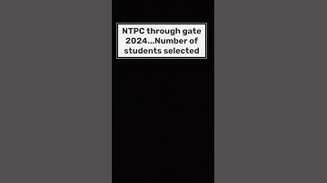 Number of students selected #gate#ntpc#psu#gate2024#govtjobs#engineering#students#competition#ese