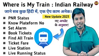 Where is My Train 🚂New Update 2023 |  PNR Status Book Train Ticket | Train Running Status | Best App screenshot 3