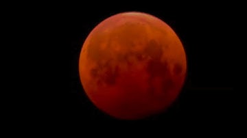 BLOOD MOON -Total LUNAR ECLIPSE April 4 2015 Time lapse video