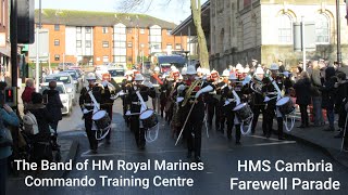 The Band Of Hm Royal Marines Commando Training Centre - Hms Cambria Farewell Parade