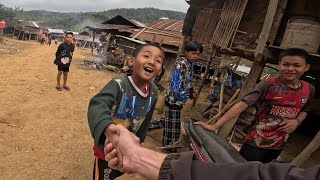 Surviving 48 hours with REMOTE TRIBES in Laos 🇱🇦 (their first time meeting an American)