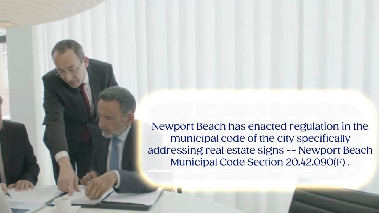 [NEW REPORT] Real Estate Attorney San Diego - "Regulations for Real Estate Signs"