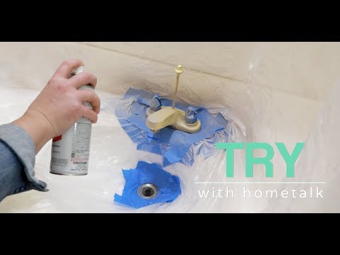 Bathroom Faucet Makeover Try With Hometalk Youtube