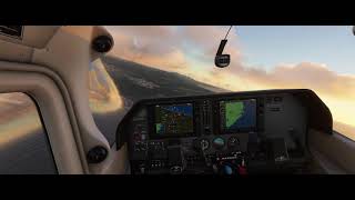 Silent Approach and Landing at PHLI Lihue, Hawaii (Cessna 182 - MSFS)