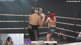 Reaccionando al combate de boxeo de Reven vs ElMillor en la velada de Ibai