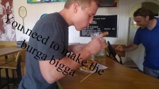 American Destroys Australian Burger Challenge