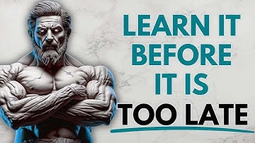8 Stoic Lessons MEN learn TOO late in life   Stoicism   Stoic Wisdom