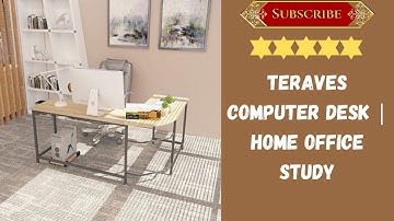 Teraves Computer Desk | Home Office Study | Amazon