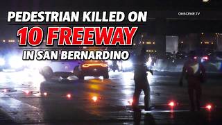 Pedestrian Killed On 10 Freeway In San Bernardino