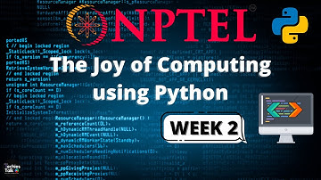 NPTEL The Joy of Computing using Python Week 2 Quiz Assignment Solutions || January 2021 || Swayam