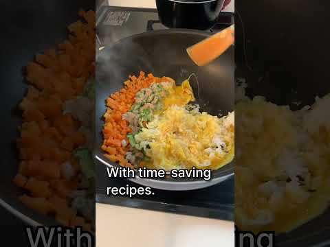 Japanese Home Cooking with Leftovers - Japanese style fried rice and miso soup