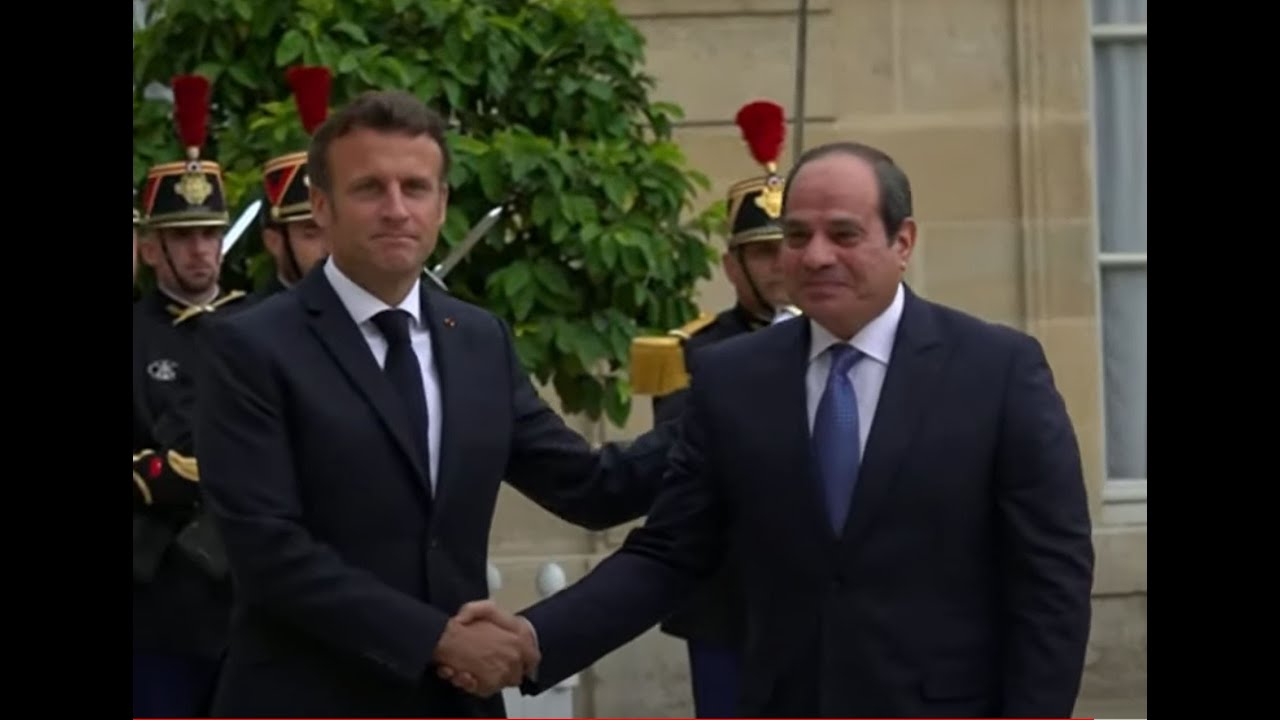 #موقع_الرئاسة || الرئيس عبد الفتاح السيسي يلتقي الرئيس الفرنسي بقصر الإليزيه