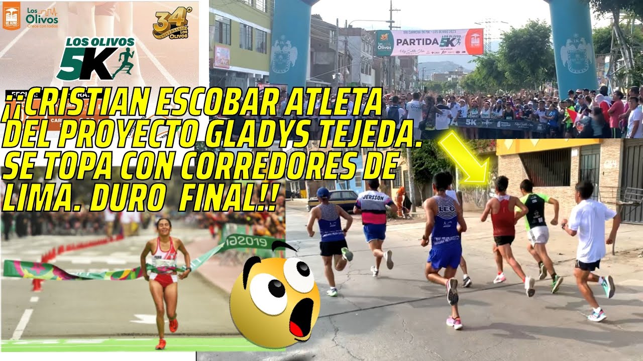 Los Olivos 5k | Corrió CRISTIAN ESCOBAR atleta del PROYECTO GLADYS TEJEDA 😱😱