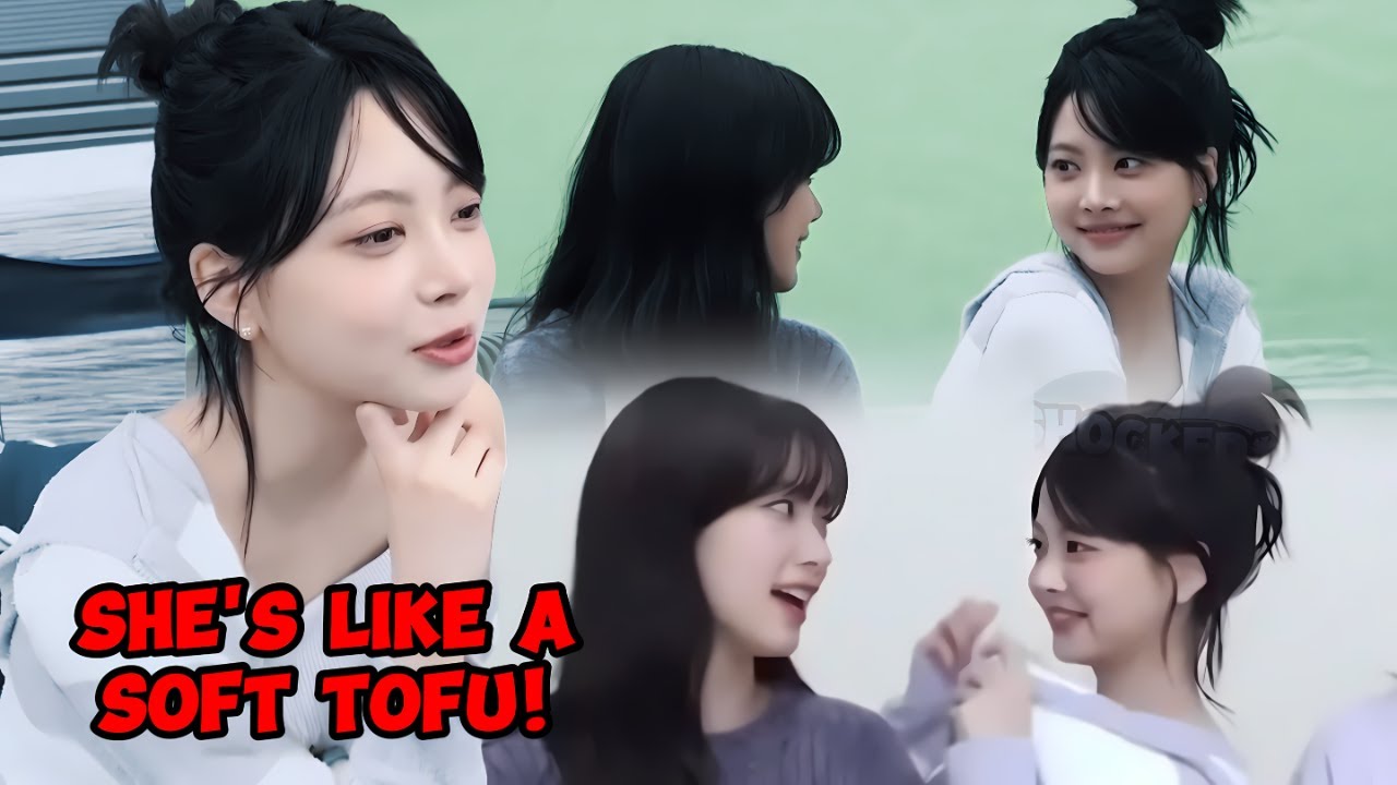 EUNCHAE was so 'WHIPPED' for KAZUHA's beauty and it's really cute! 😍🐱🦢