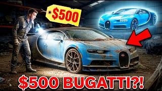 I Bought an Abandoned Bugatti Chiron for $500 and Fully Restored It