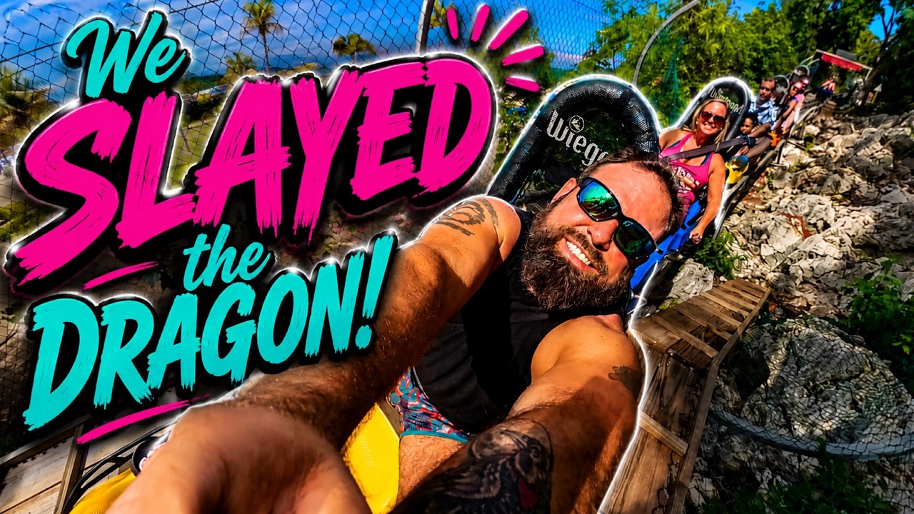 The Most Thrilling Ride in Labadee! - Dragon's Tail Mountain Coaster POV