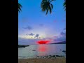 Lavender Lava 🌅🌊🌴🌺 #hawaiianisland  #paradise #sunset #waves #beach #hawaii #coconuttree