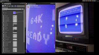 Unreal Engine Animated CRT VCR Effects - Creating  8-Bit Computer Screen