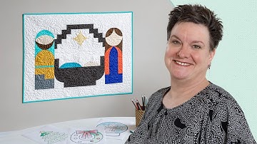 How to Make a Starry Night Nativity Wall Hanging - Free Project Tutorial