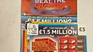 Mix of £5 scratch cards £35 in play 