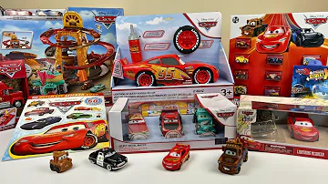 Disney Pixar Cars Unboxing Review l  Lightning McQueen Bubble RC Car | Super Downhill Race Track