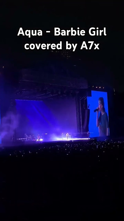 Aqua-Barbie Girl covered by Avenged Sevenfold Live, opening before Gunslinger. Jakarta 24/5/25