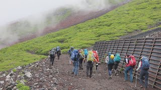 富士山2年ぶり開山 昨夏のコロナ閉鎖経て