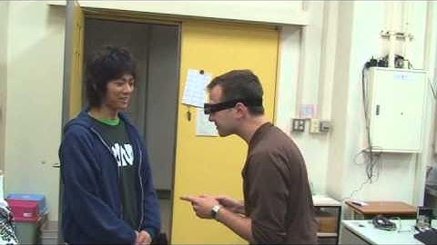 HapticRadar old demo (moving like a dolphin with sonar)