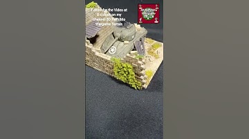 8:00PM The Video:Build & Paint 1/72 Monte Cassino Ruin 3 with Sherman/Painting Guide/Bemalung Shorts