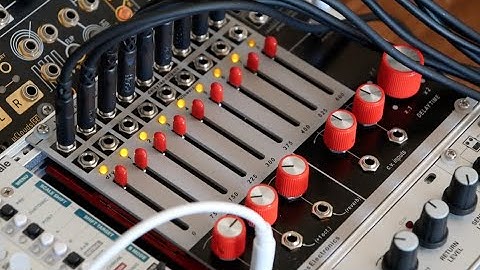 Combination of Qu-bit "Surface" and Verbos "Multi Delay Processor"/Eurorack Modular Synthesizer