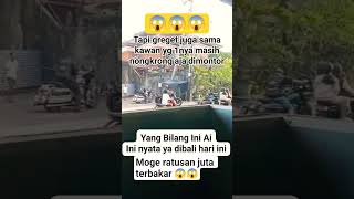 Moge Terbakar Anehnya Kawannya Mala Santai Bukannya Bantu  automobile viral fyp shorts