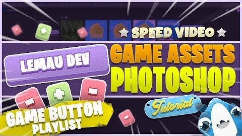 Photoshop Tutorial - Make Game Button UI Game Assets #2