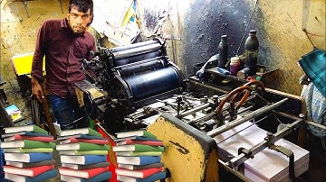 Office Accounting Book Printing by Hamada 600cd Offset Printing Machine