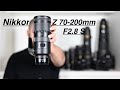 Nikon Z 70-200mm F2.8 VR S. A quick look with Size comparisons.