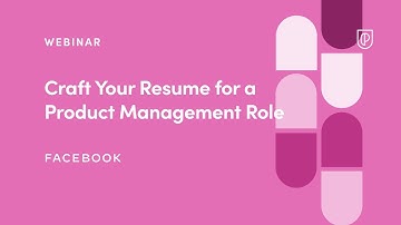 Webinar: Craft Your Resume for a PM Role by Facebook Product Leader, Ashish Nirkhe