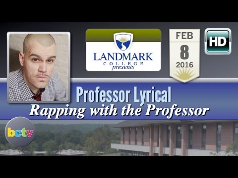 Professor Lyrical, 'Rapping with the Professor' 2/8/16 at Landmark ...