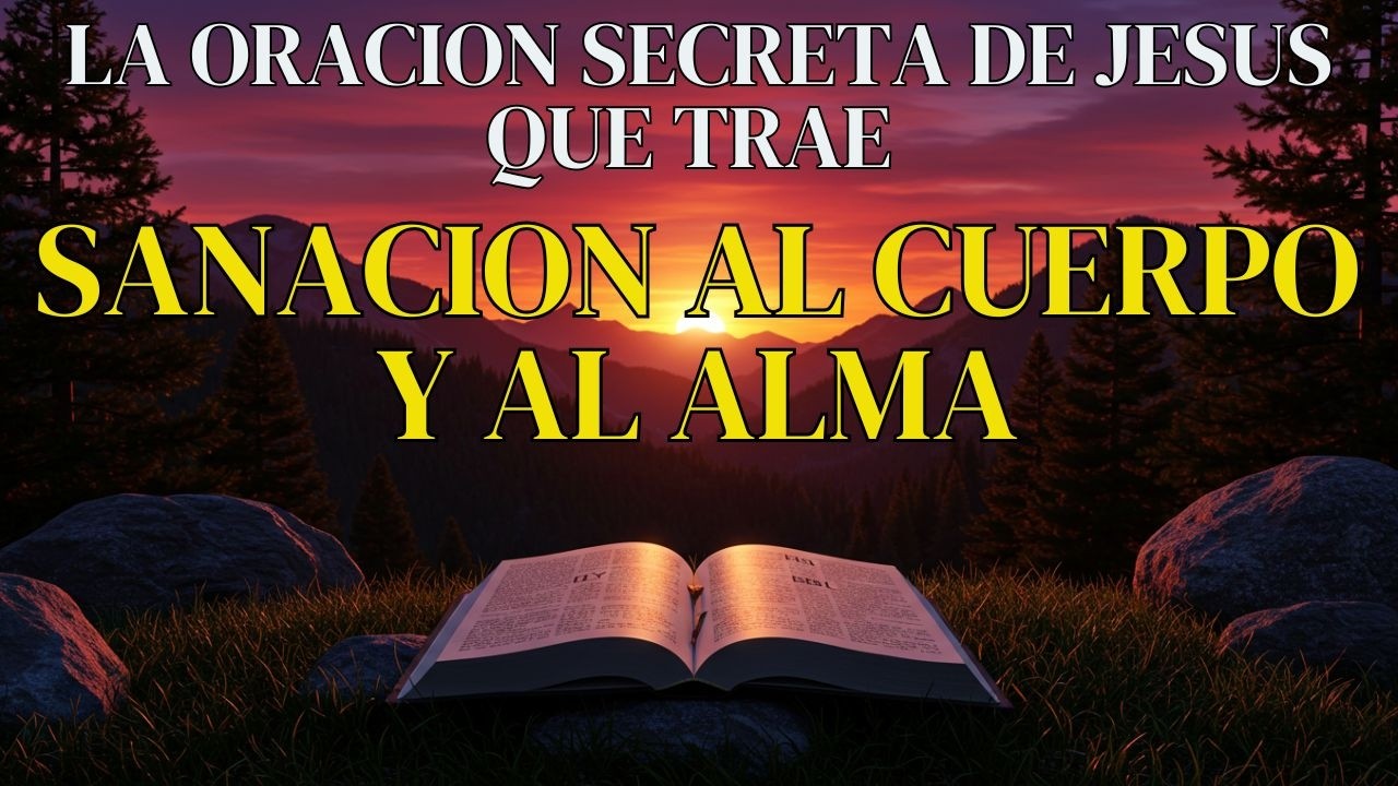 Pocos saben la oración secreta de Jesús para sanar - YouTube