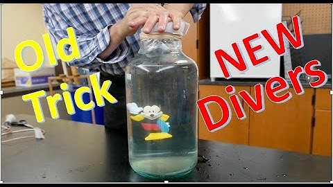 Physics of toys-Big Cartesian divers-part 2 // Homemade Science with Bruce Yeany