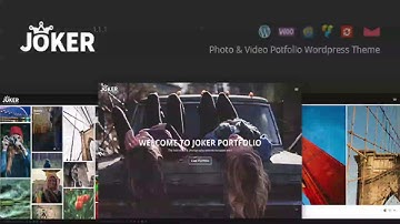 Joker - Photo & Video Portfolio WordPress Theme | Themeforest Website Templates and Themes