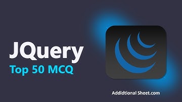 Top 50 JQuery Multiple Choice Questions | JQuery Interview Preparation | #mcq #trending